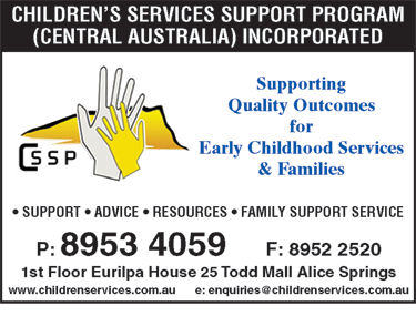 Children?s Services Support Program (Central Australia) Incorporated - thumb 1