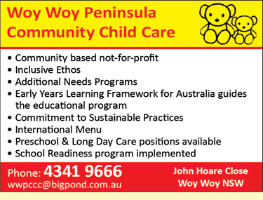 Woy Woy Peninsula Community Child Care - thumb 1