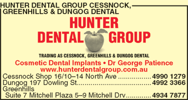 Hunter Dental Group Cessnock, Greenhills & Dungog Dental - thumb 2