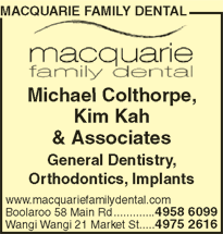 Macquarie Family Dental - Dentists Australia 5
