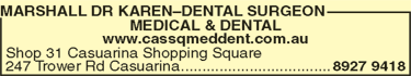 Marshall Dr Karen'Dental Surgeon - Dentist Find 1