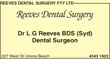 Reeves Dental Surgery Pty Ltd - thumb 1