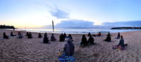 Making Meditation Mainstream Free Beach Meditation Session South Manly - New South Wales Tourism 