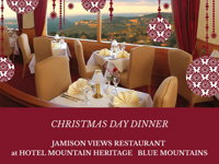 Christmas Day Dinner Hotel Mountain Heritage - Yarra Valley Accommodation