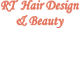 RT Hair Design amp Beauty