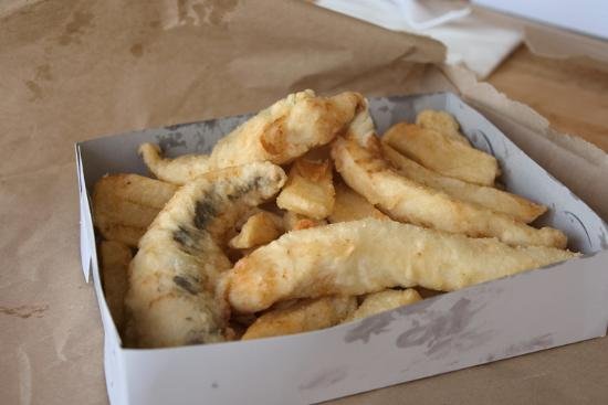 White Salt Fish  Chips