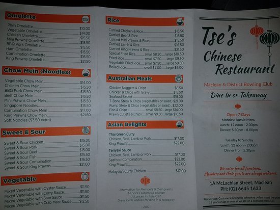 Tse's Restaurant - Broome Tourism
