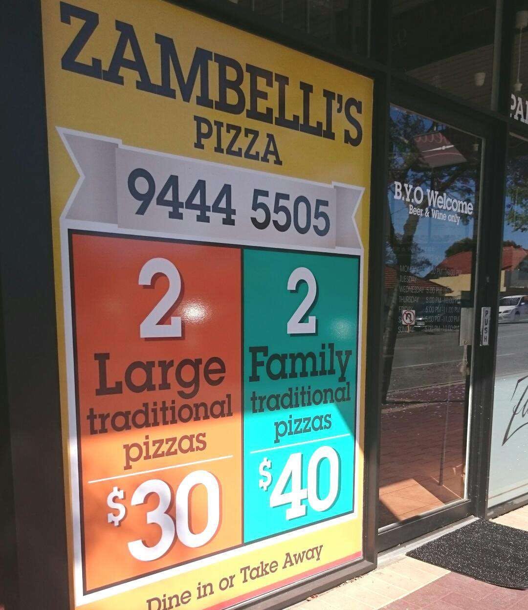 Zambelli's Pizza - Pubs Sydney