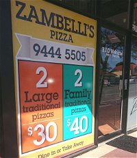 Zambelli's Pizza - Accommodation Mooloolaba