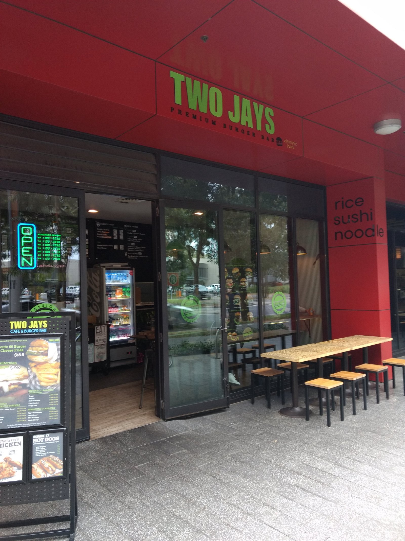 Two Jays Burger Joint - Sydney Olympic Park