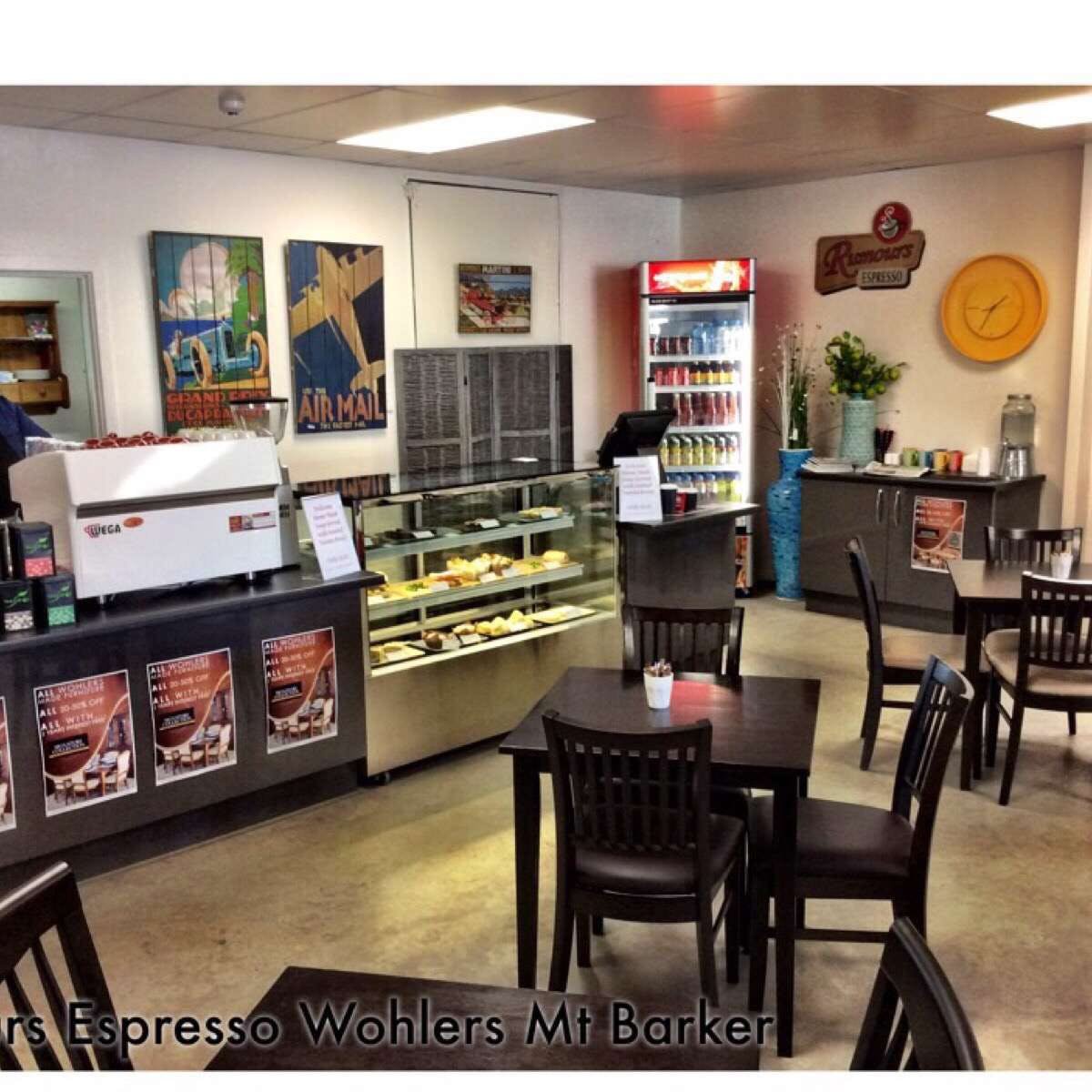Rumours Espresso - Wohlers - Mount Barker - Northern Rivers Accommodation