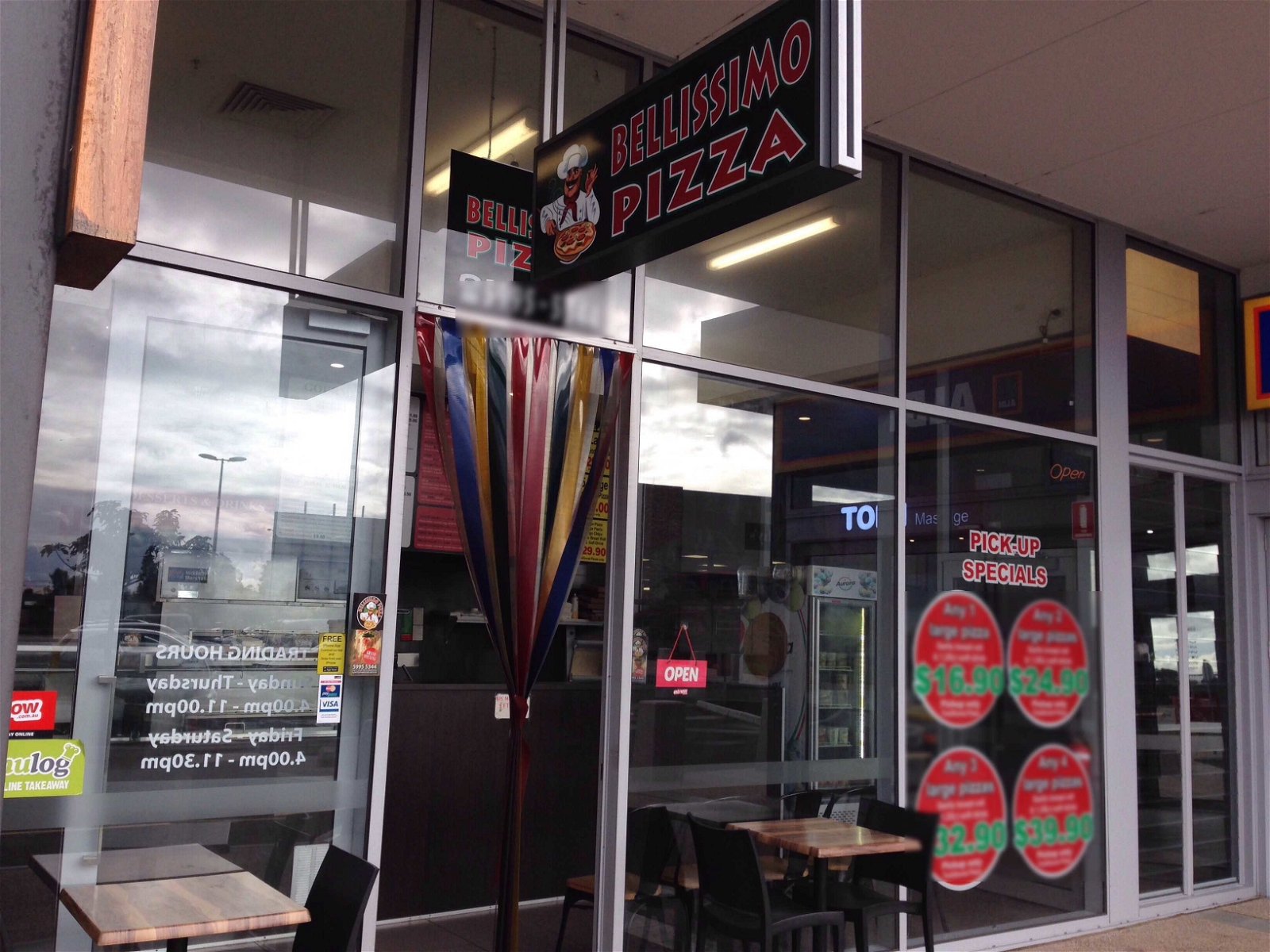 Bellissimo Pizza - Pubs Sydney