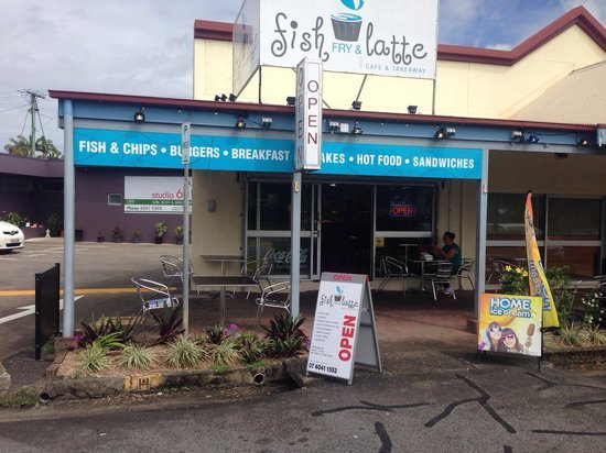 Fish Fry  Latte - Accommodation Redcliffe