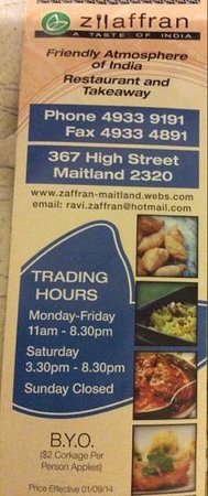 Zaffran Indian Restaurant & Takeaway - thumb 1