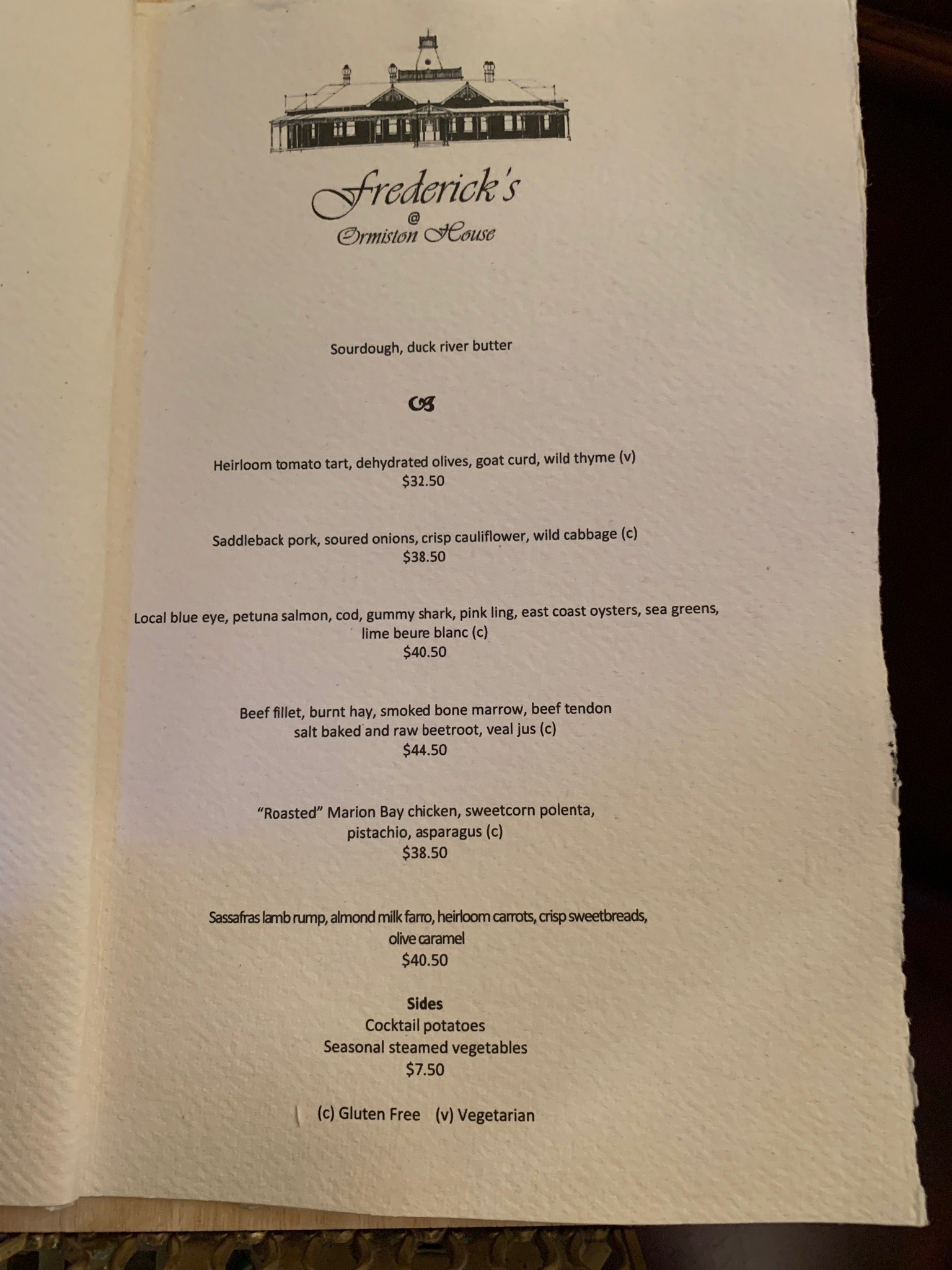 Fredericks At Ormiston House - Restaurants Sydney 2