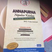 Annapurna Nepalese Kitchen - Accommodation Gladstone