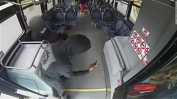 A bus driver and passenger opened fire on each other on a moving Charlotte transit bus, leaving both injured