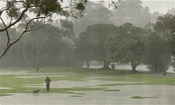Australia’s wettest towns including the Sydney golf course that has recorded 213% of its average yearly rainfall
