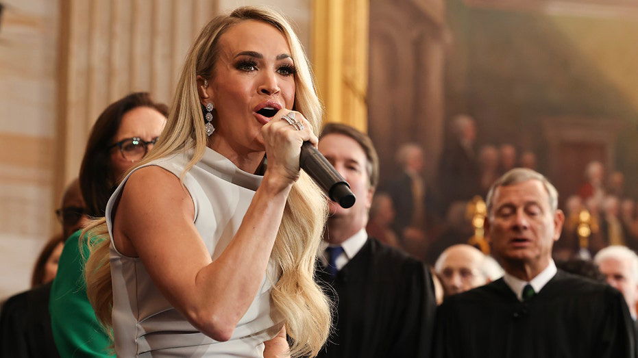 Carrie Underwood triumphs at Trump inauguration after musical mishap