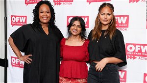 Chrissy Teigen, Natasha Rothwell roll up their sleeves to bring attention to restaurant worker wages