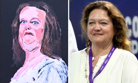 Gina Rinehart tried to hide her portrait – it went global instead