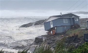Houses washed away after storm Fiona as Canada sends in military for cleanup