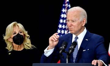 Joe Biden condemns spreaders of white supremacist lies after Buffalo shooting