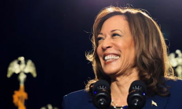 Kamala Harris vows US not going back to ‘chaos’ of Trump years in rally speech