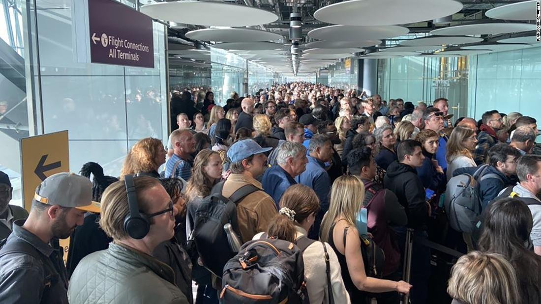 Nationwide border system at UK airports now operating as normal, says Home Office