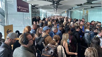 Nationwide border system at UK airports now operating as normal, says Home Office