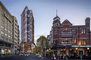 Plans unveiled for mixed-use tower above Sydney's new Pyrmont Metro Station