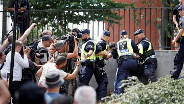 Sweden allows protest burning Torahs and Bibles outside Israeli Embassy