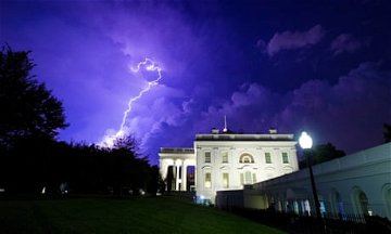Two dead and two in critical condition after lightning strike near White House