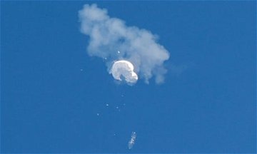 US shoots down suspected Chinese spy balloon over Atlantic Ocean