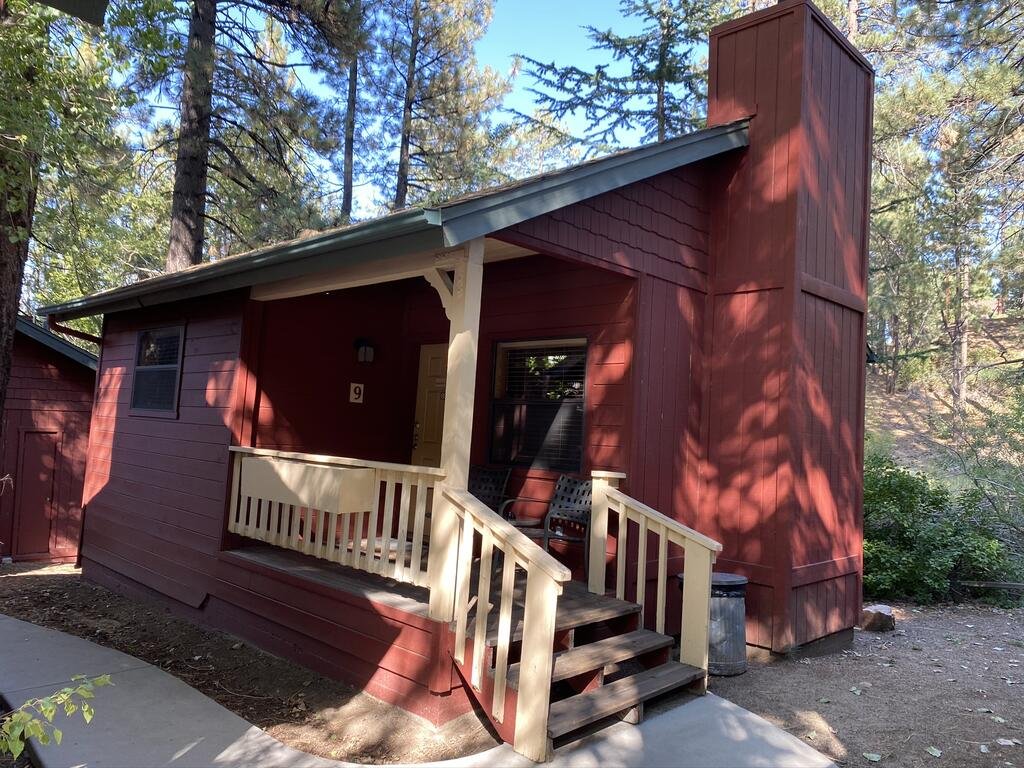 1 Bedroom Cabin with Jacuzzi  Kitchen at Cozy Hollow 9 - Click Find