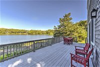 Bourne House with Furnished Deck and Waterfront Views