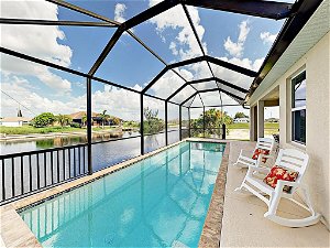 Brand-New Cape Coral Canal Home Home