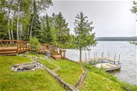 Chicagon Lakefront Cabin with Private Sauna  Dock home
