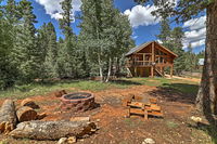 Duck Creek Village Cabin with Deck  Fire Pit