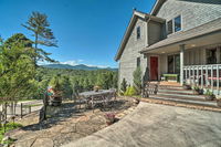 Hilltop Home with Panoramic Forest  Mountain Views