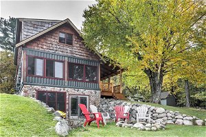 Lakefront Mercer Cabin With 2 Lofts, Fire Pit & Porch