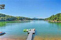 Nottely Lake Home with Hot Tub Dock Kayaks  Games