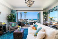 Ocean View 3 Bedrooms Condo just steps from the park pier  water