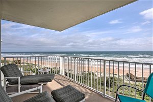 Oceanfront Retreat With Pool Steps From Ormond Beach!