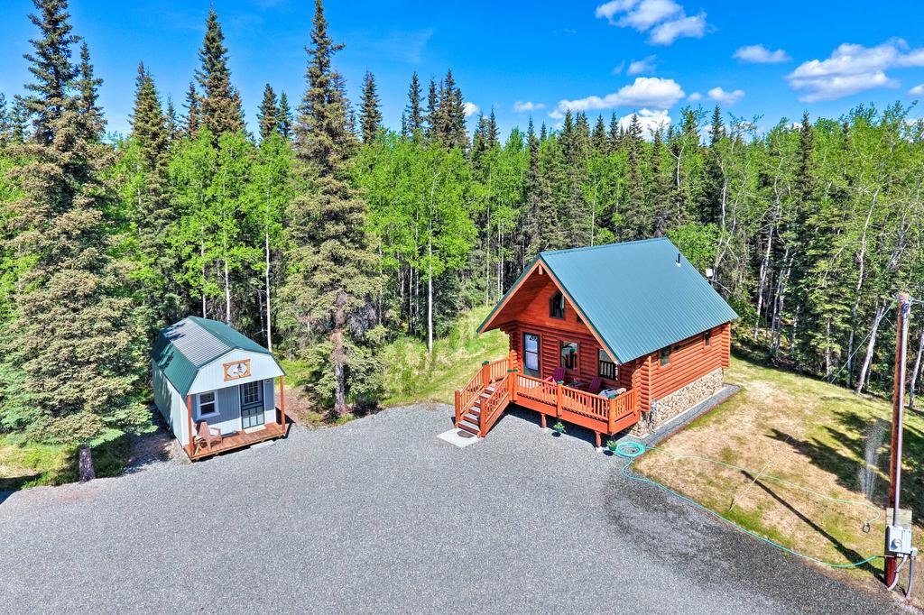 Sterling Cabin with Deck Walk to Kenai River Orlando Tourists