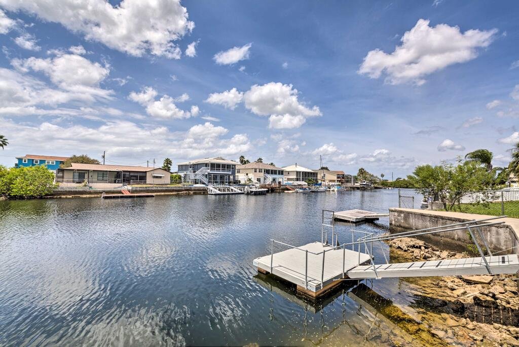 Waterfront Hernando Beach Home with Dock  Hot Tub Orlando Tourists