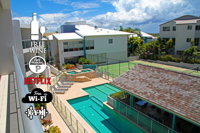 1BR Coolum Beach  Roof Terrace Spa Tennis Pool - Accommodation Port Hedland
