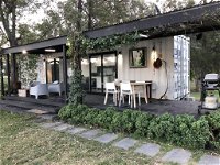 Absolute riverfront shipping container cabin - Accommodation Tasmania