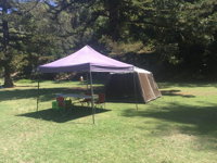 Basin Ku-ring-gai Campsite Set Up - Accommodation Australia