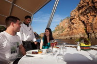 Nitmiluk Katherine Gorge 3.5-Hour Sunset Dinner Boat Tour - Australia Accommodation